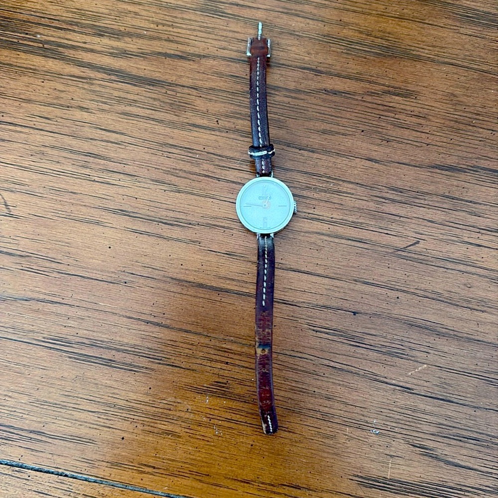 Coach Leather Watch